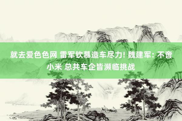 就去爱色色网 雷军钦慕造车尽力! 魏建军: 不啻小米 总共车企皆濒临挑战